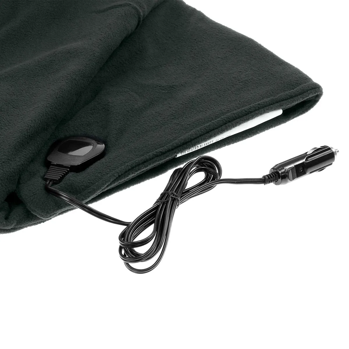 12V Heated Car Blanket, Polyester Fleece, 150x110cm - Laura Hill