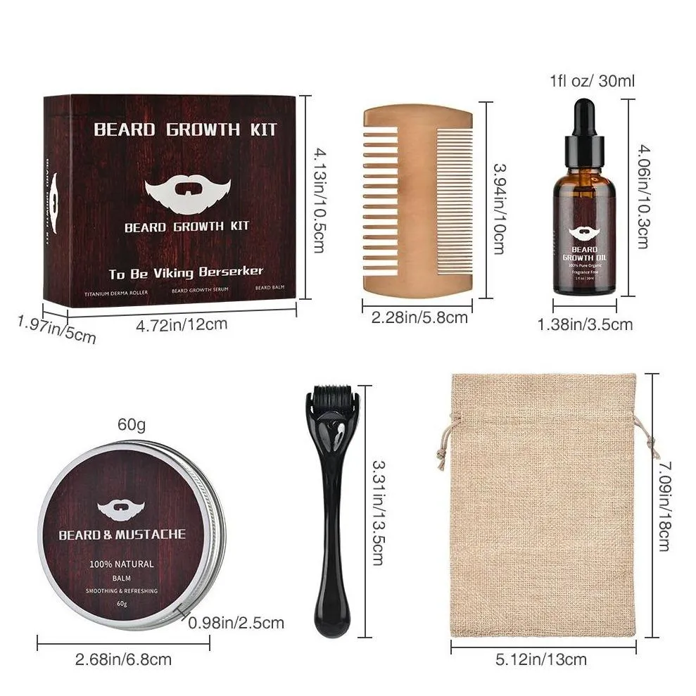 5 in 1 Viking Beard Growth Kit