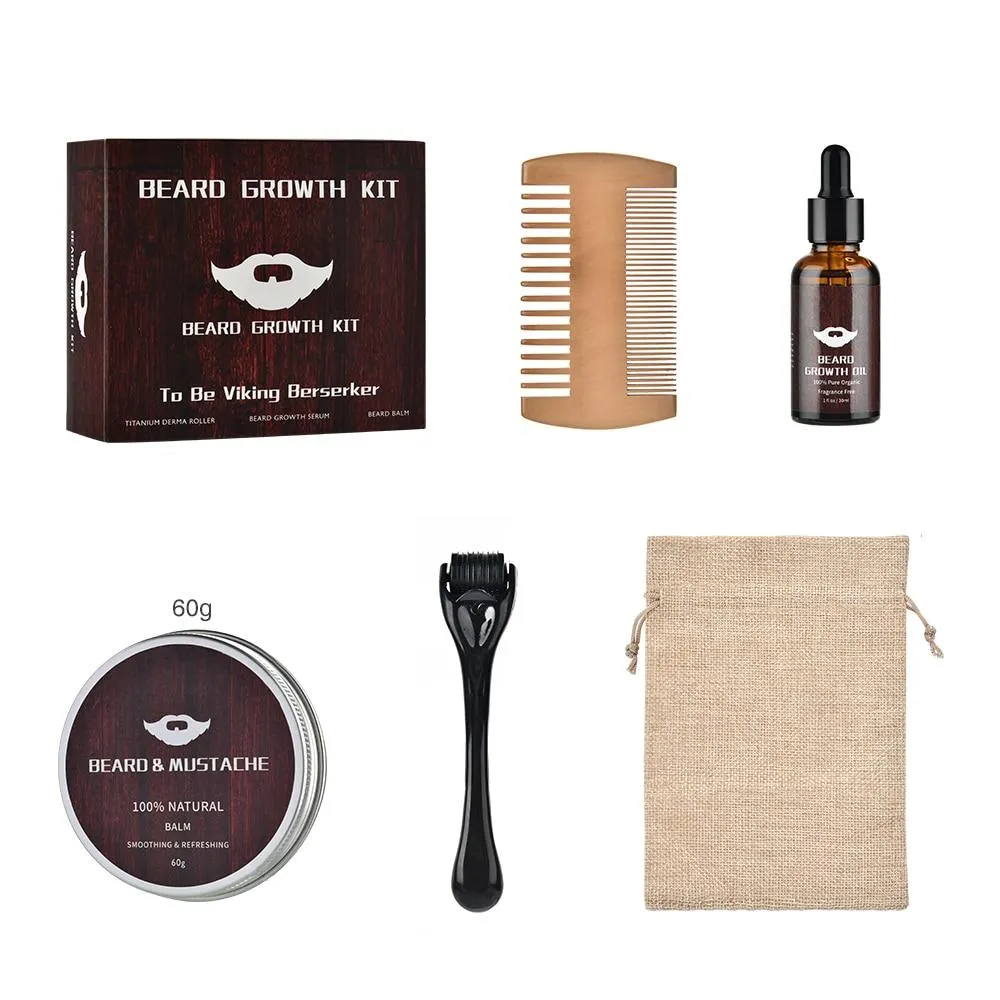 5 in 1 Viking Beard Growth Kit