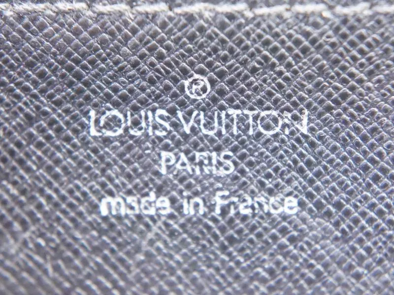 Authentic Pre-owned Louis Vuitton Taiga Black Ardoise Serviette Moskova Briefcase Bag M30032 191854