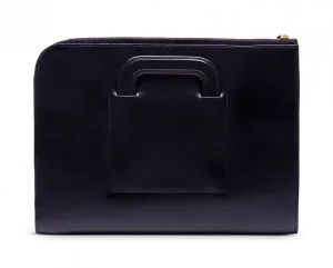 Bakerloo Zipped Portfolio in Navy