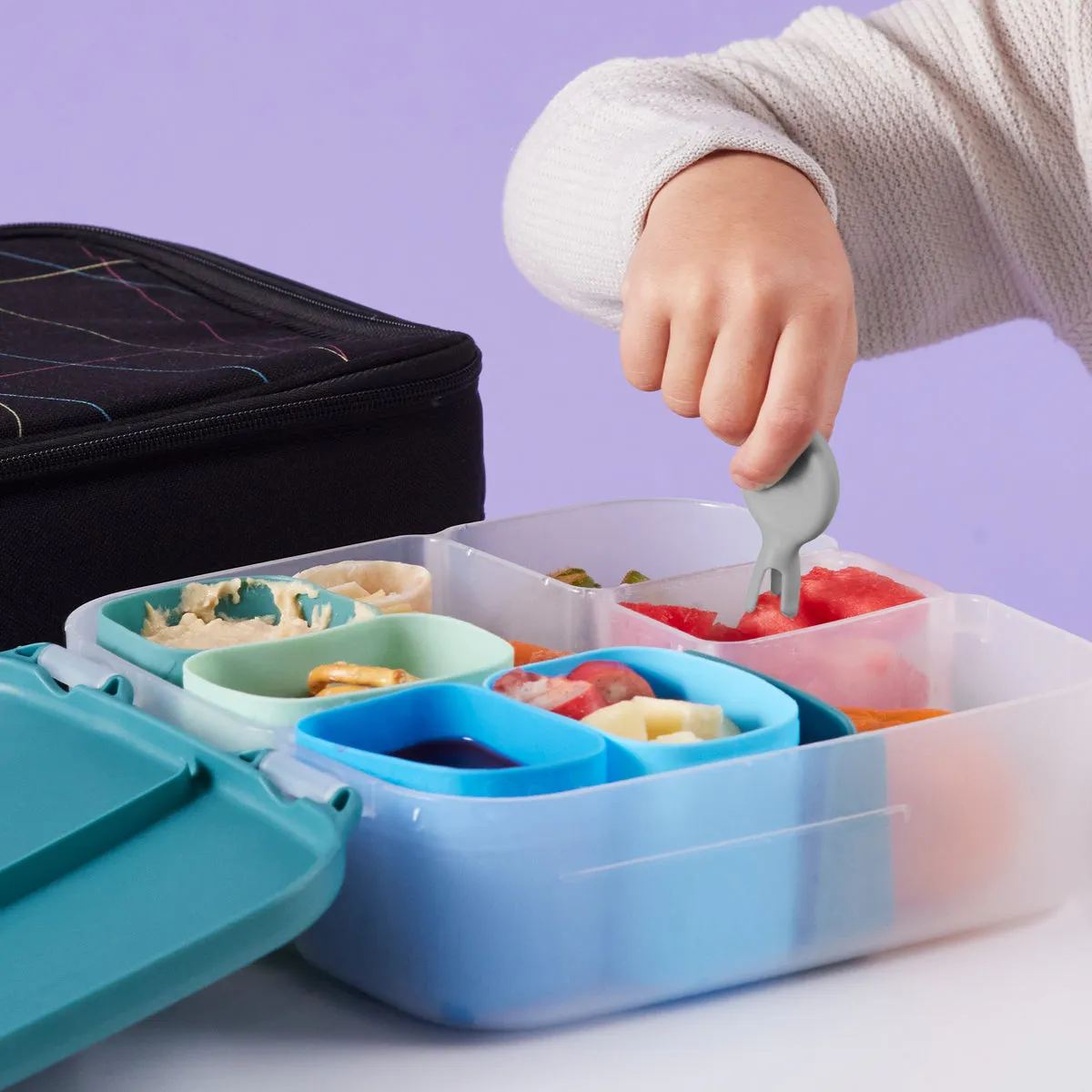 b.box Lunchbox Cutlery Mini Flork Set - Pastels