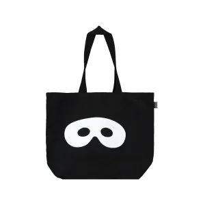 Beau Loves Black Large Canvas Hero Mask Bag