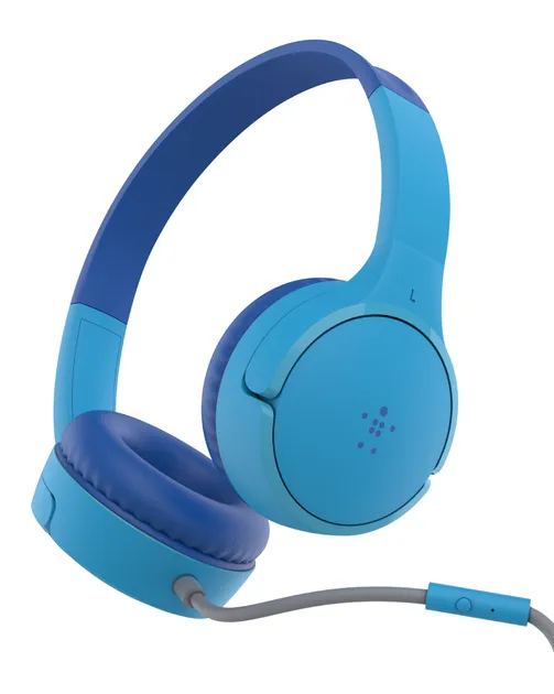 Belkin SoundForm Mini Wired On-Ear Headphones for Kids with Built-In Mic (3 Colors)