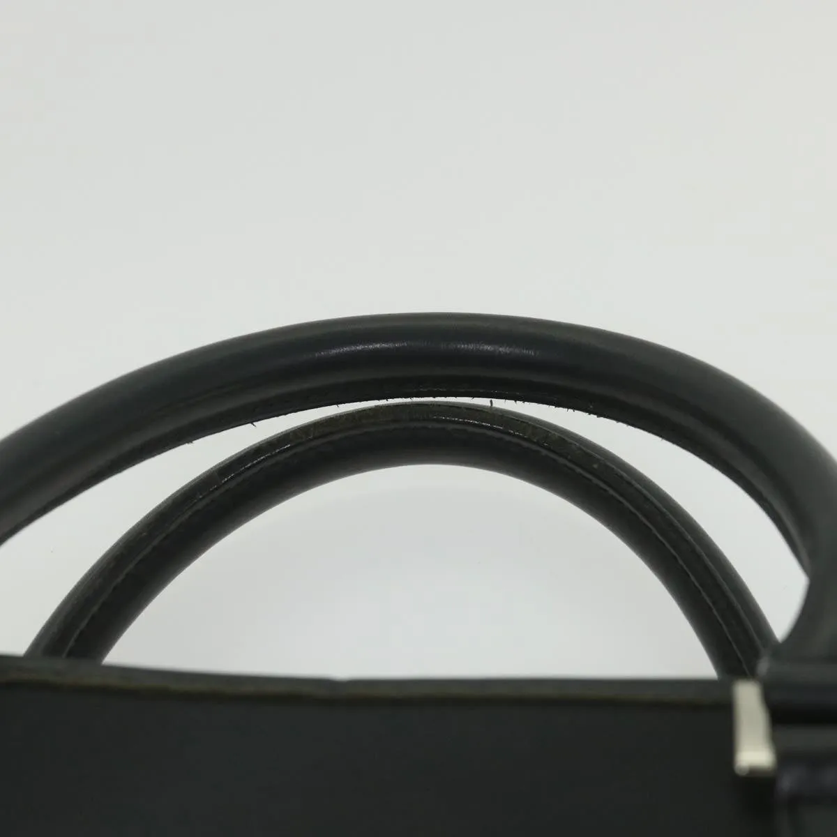 BURBERRY Black Label Hand Bag Nylon Black  bs10089