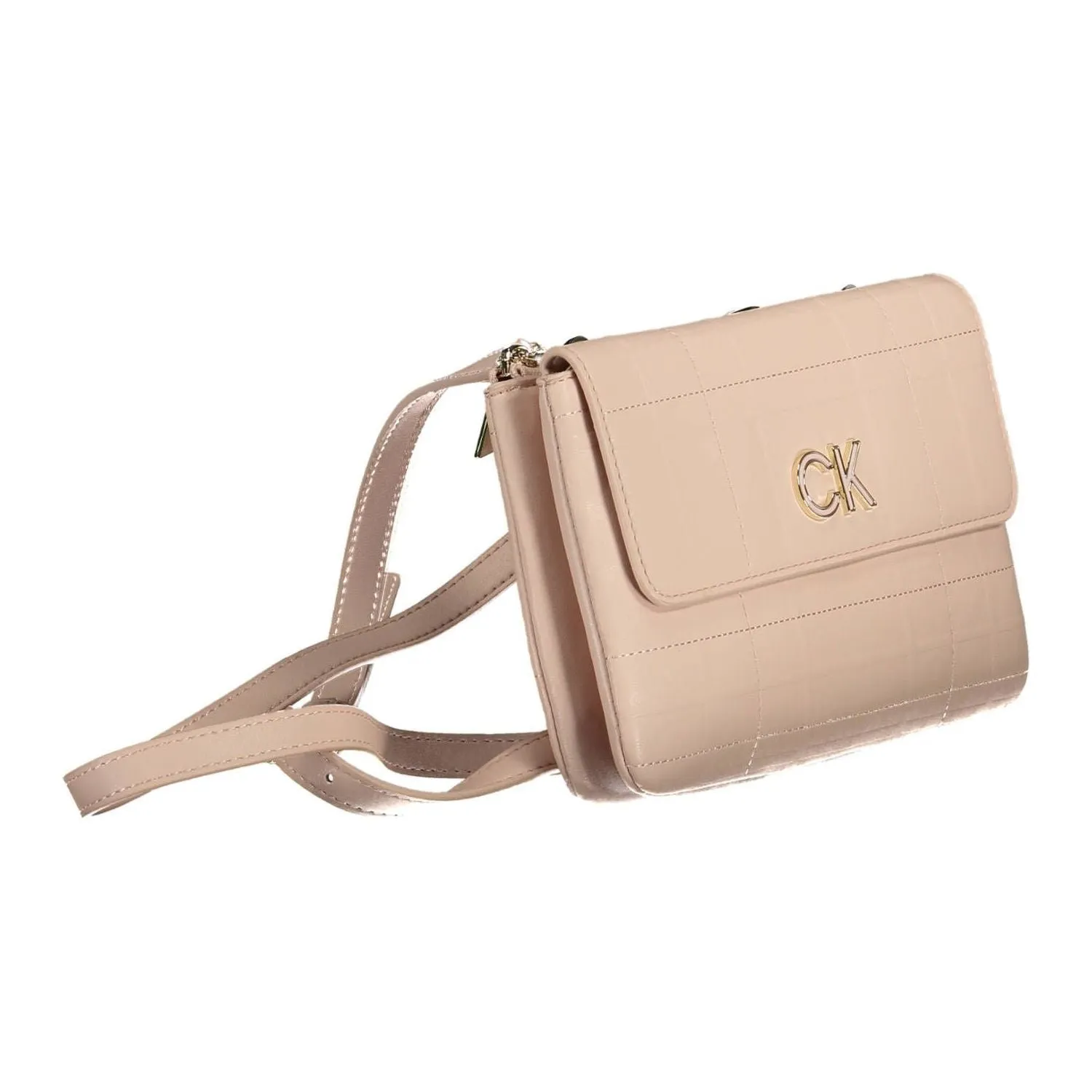 Calvin Klein Pink Polyester Women Handbag