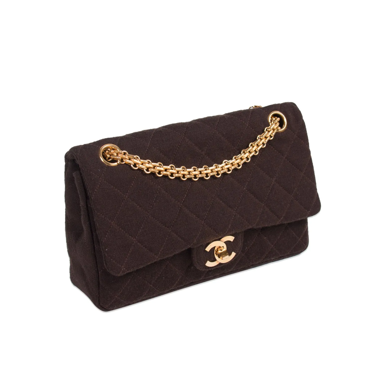 Chanel Vintage Classic Jersey Small Flap Bag