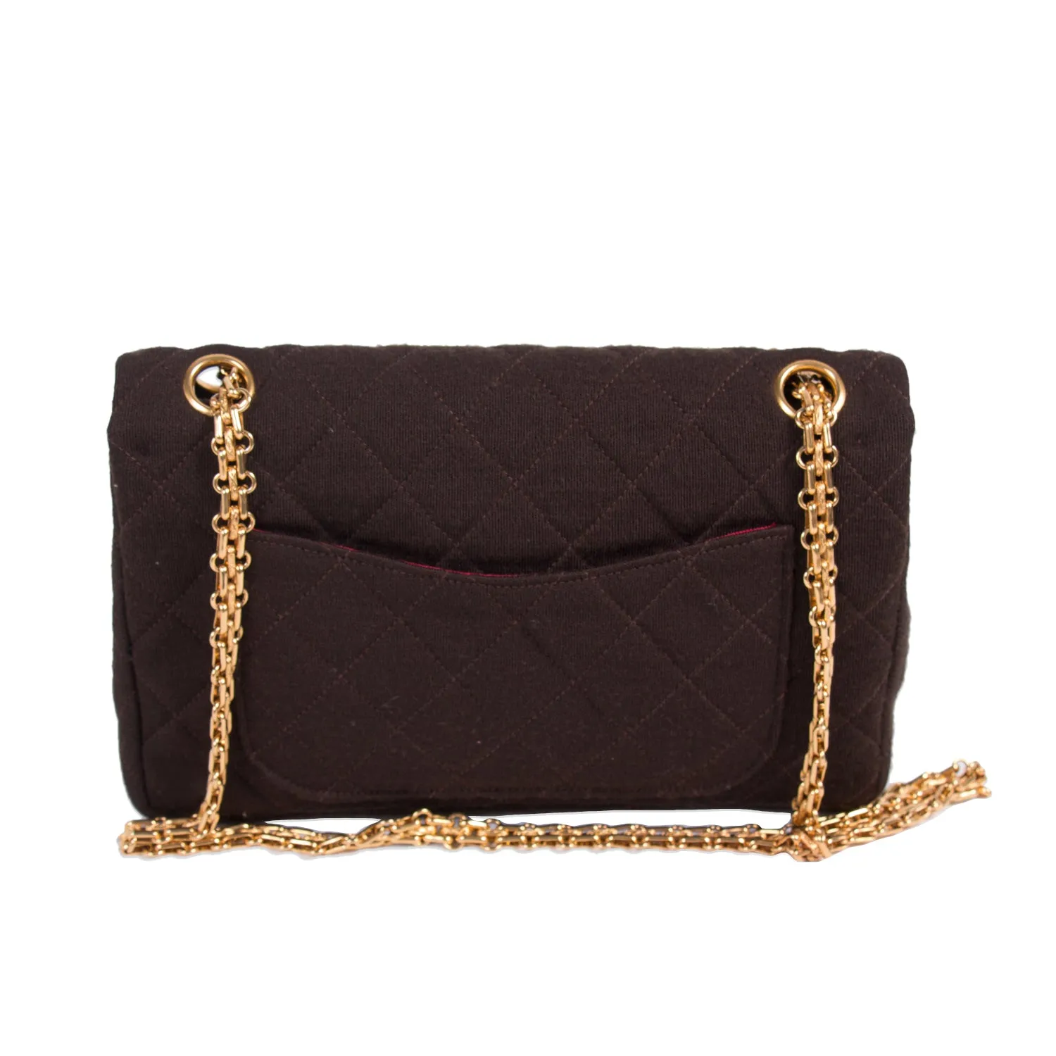 Chanel Vintage Classic Jersey Small Flap Bag