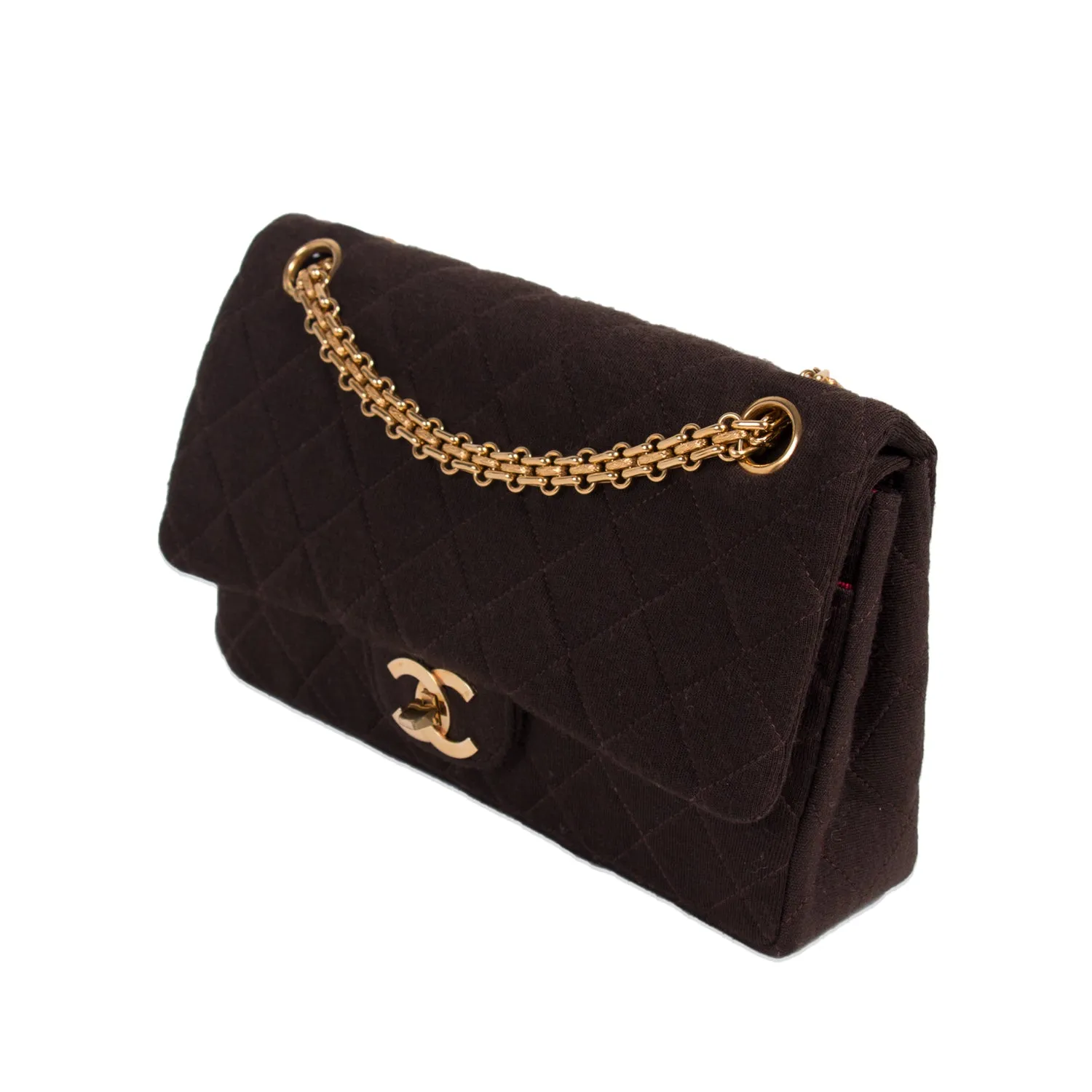 Chanel Vintage Classic Jersey Small Flap Bag