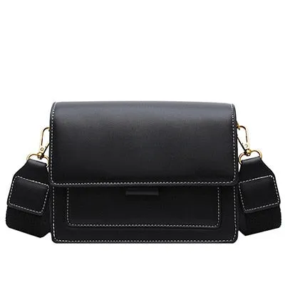 Contrasting Shades Crossbody Bag