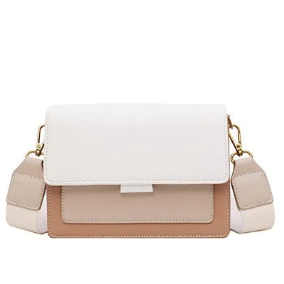 Contrasting Shades Crossbody Bag