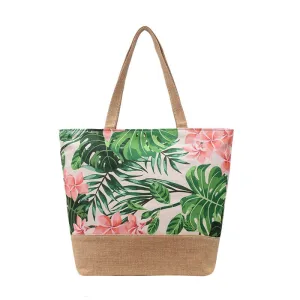 deanwangkt  deanwangkt  Fashion Folding Women Big Size Handbag Tote Ladies Casual Flower Printing Canvas Graffiti Shoulder Bag Beach Bolsa Feminina