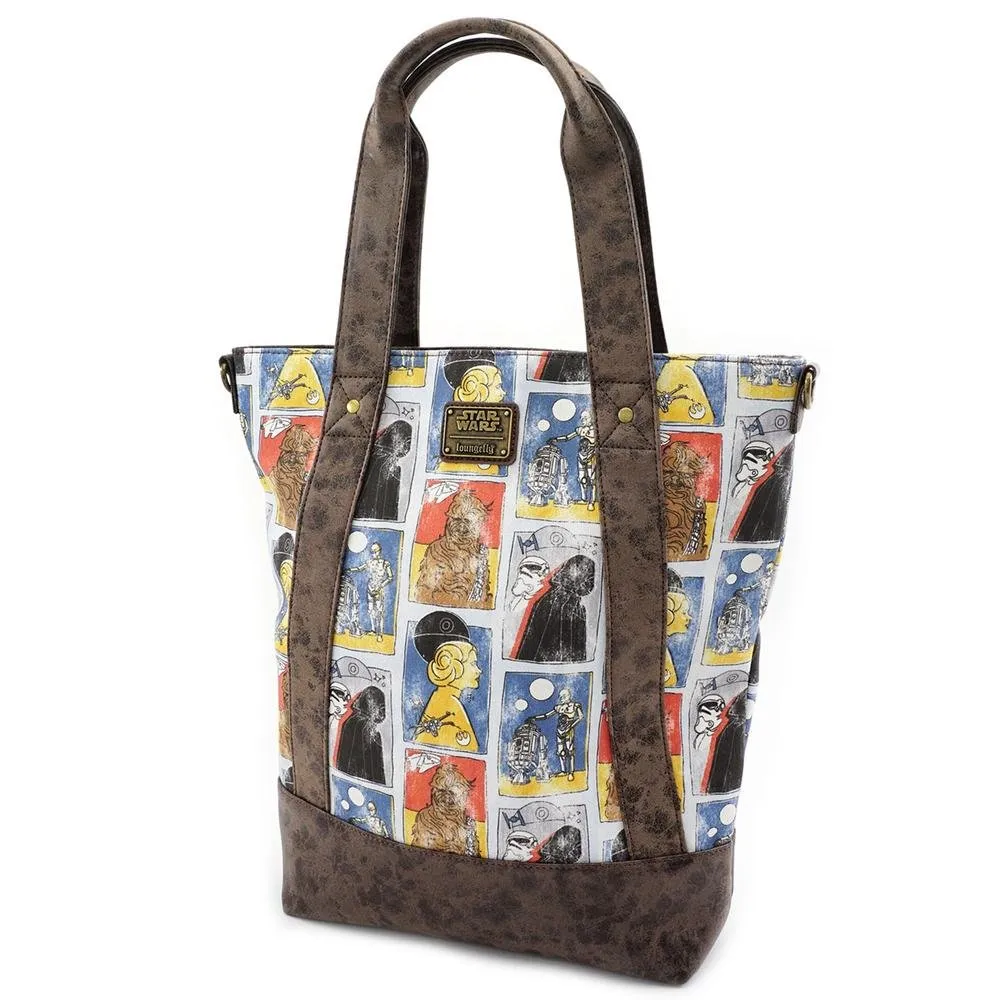 Disney Star Wars Cards Convertible Tote Bag