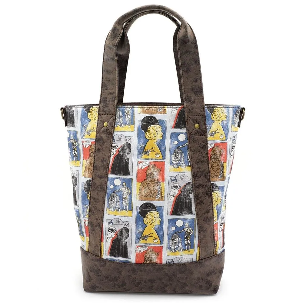 Disney Star Wars Cards Convertible Tote Bag