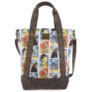 Disney Star Wars Cards Convertible Tote Bag