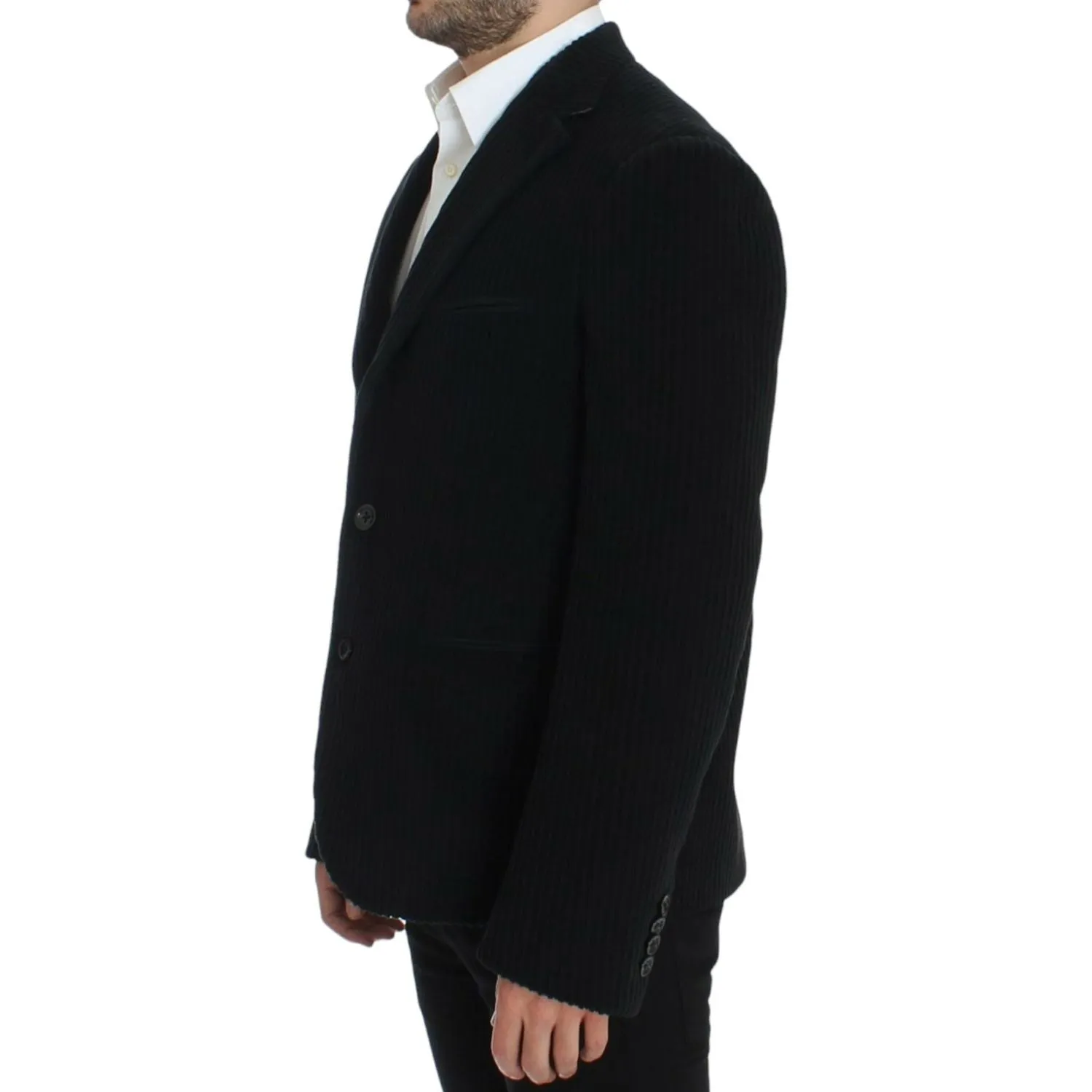 Dolce & Gabbana Elegant Black Martini Blazer Jacket