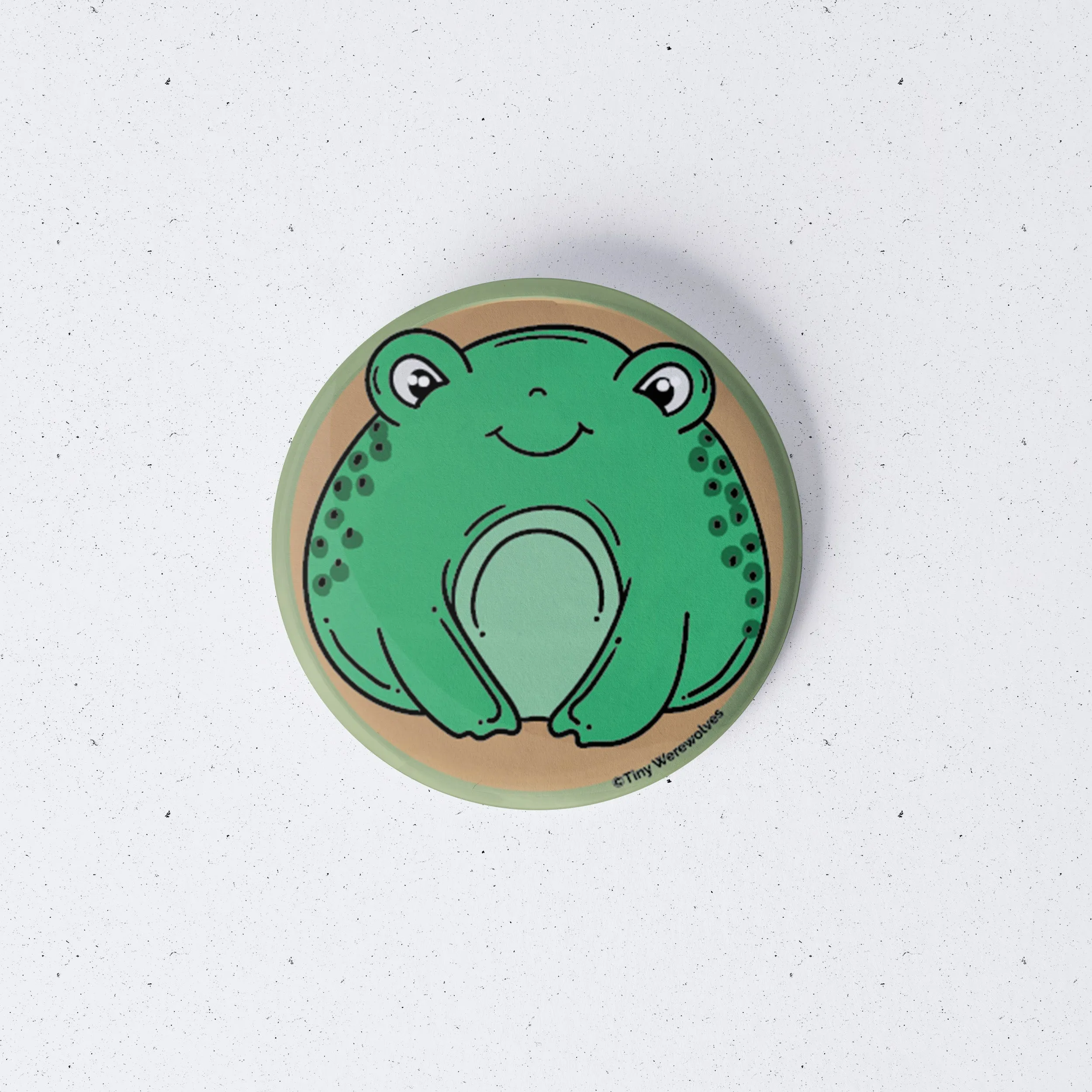 Frog 1" Mini Button Pin