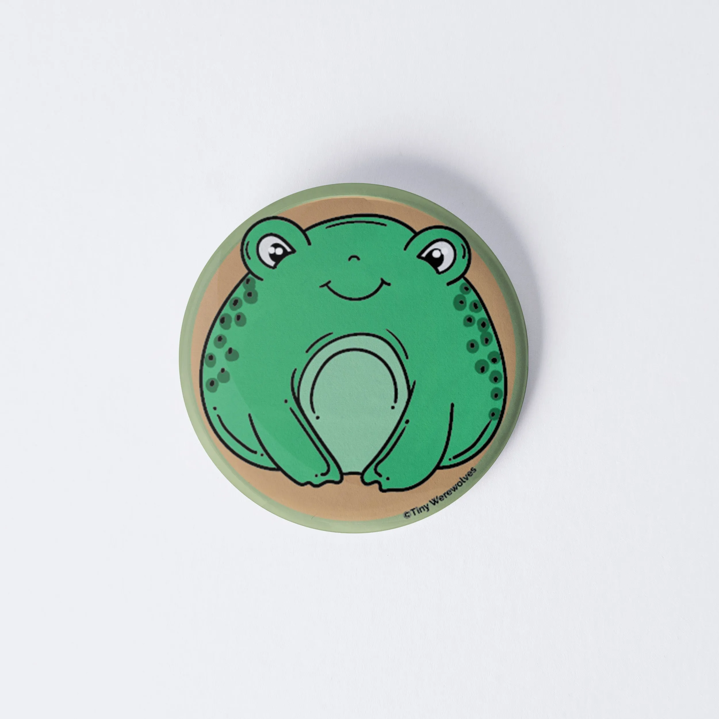 Frog 1" Mini Button Pin