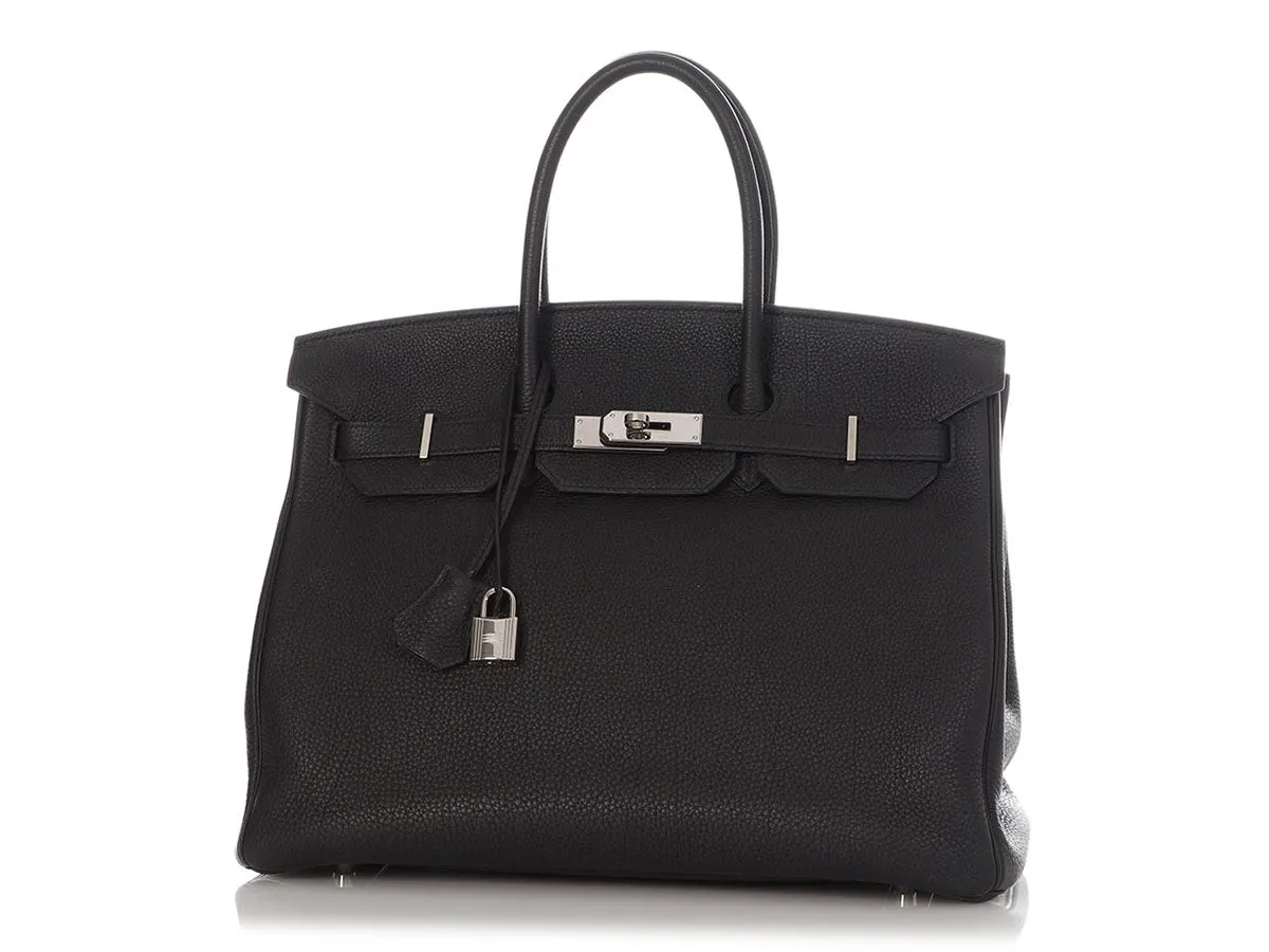 Hermès Black Togo Birkin 35