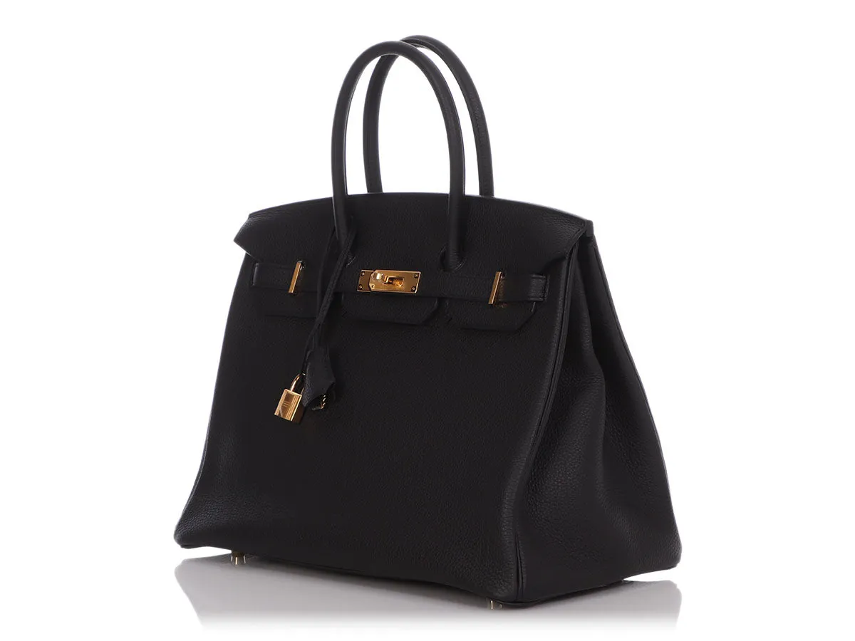 Hermès Black Togo Birkin 35