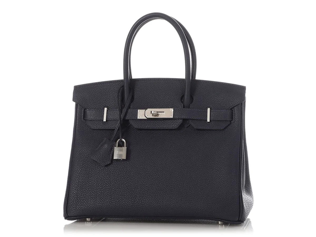 Hermès Bleu Nuit Togo Birkin 30