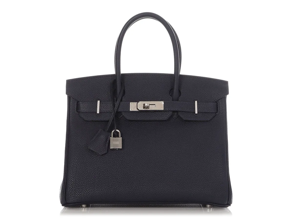 Hermès Bleu Nuit Togo Birkin 30