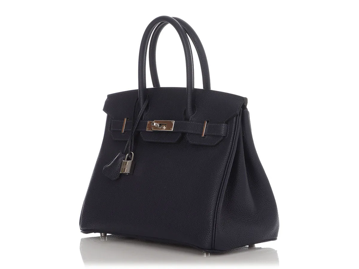 Hermès Bleu Nuit Togo Birkin 30