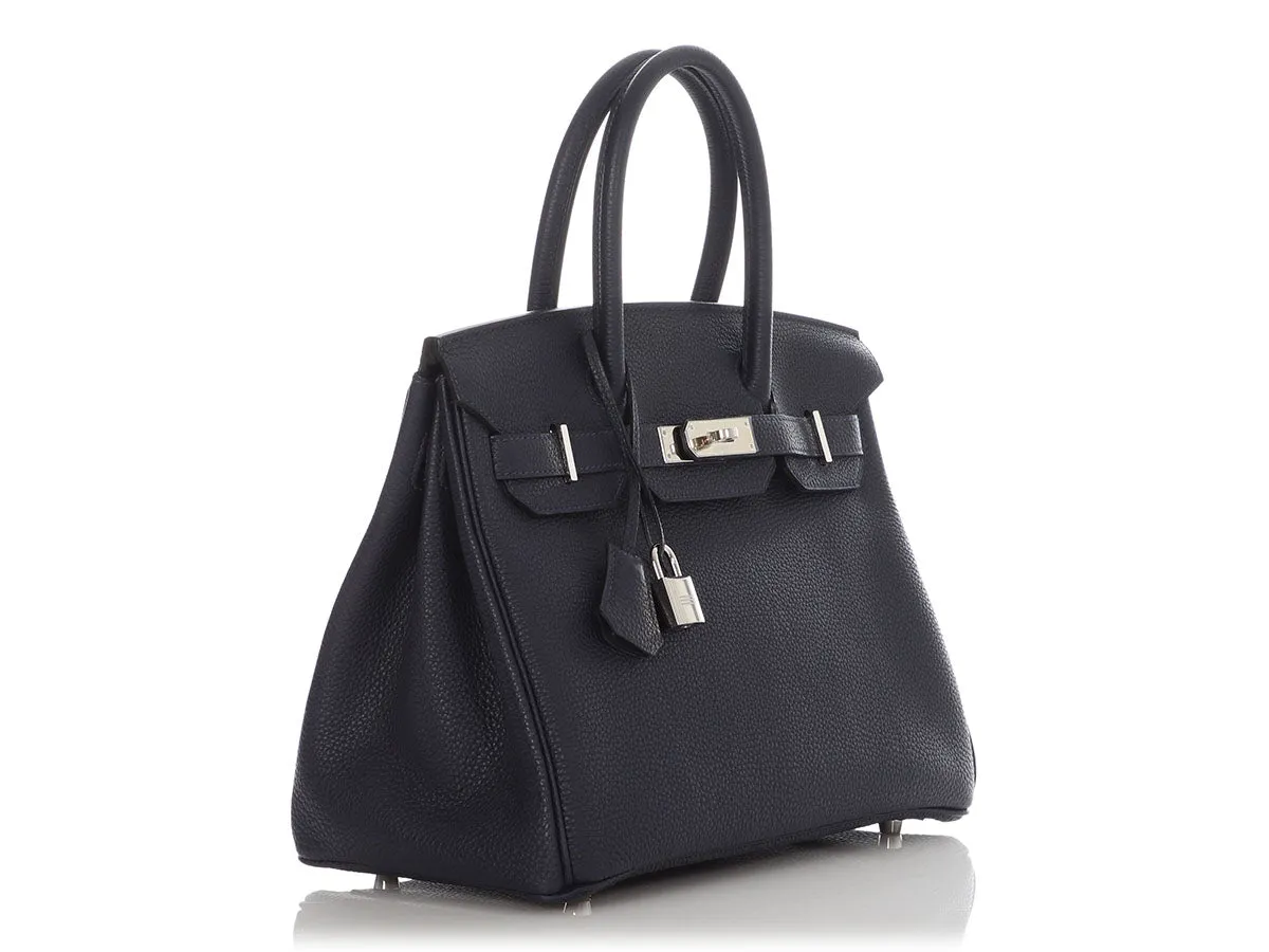 Hermès Bleu Nuit Togo Birkin 30