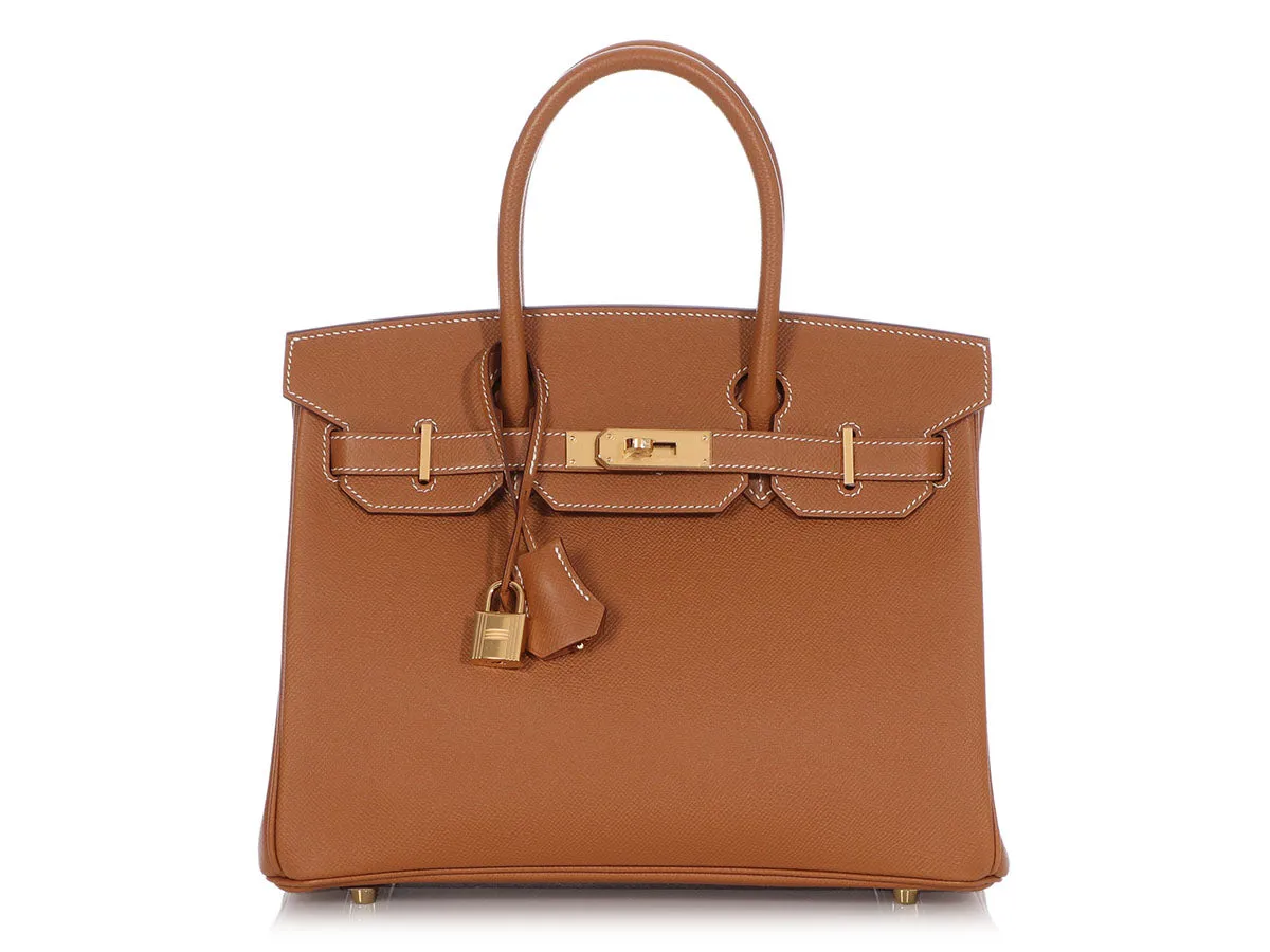 Hermès Gold Epsom Birkin 30