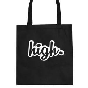 High Outline Weed Tote Bag