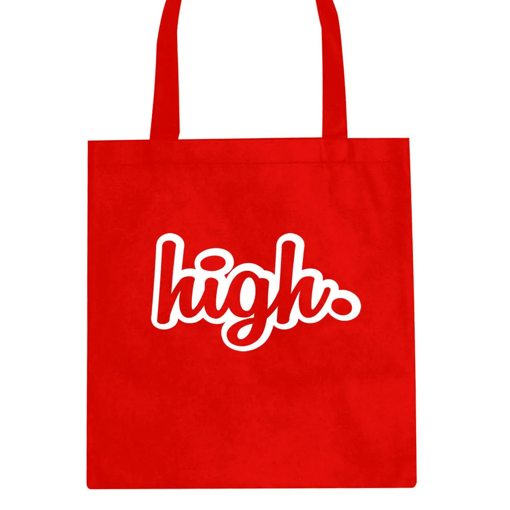 High Outline Weed Tote Bag