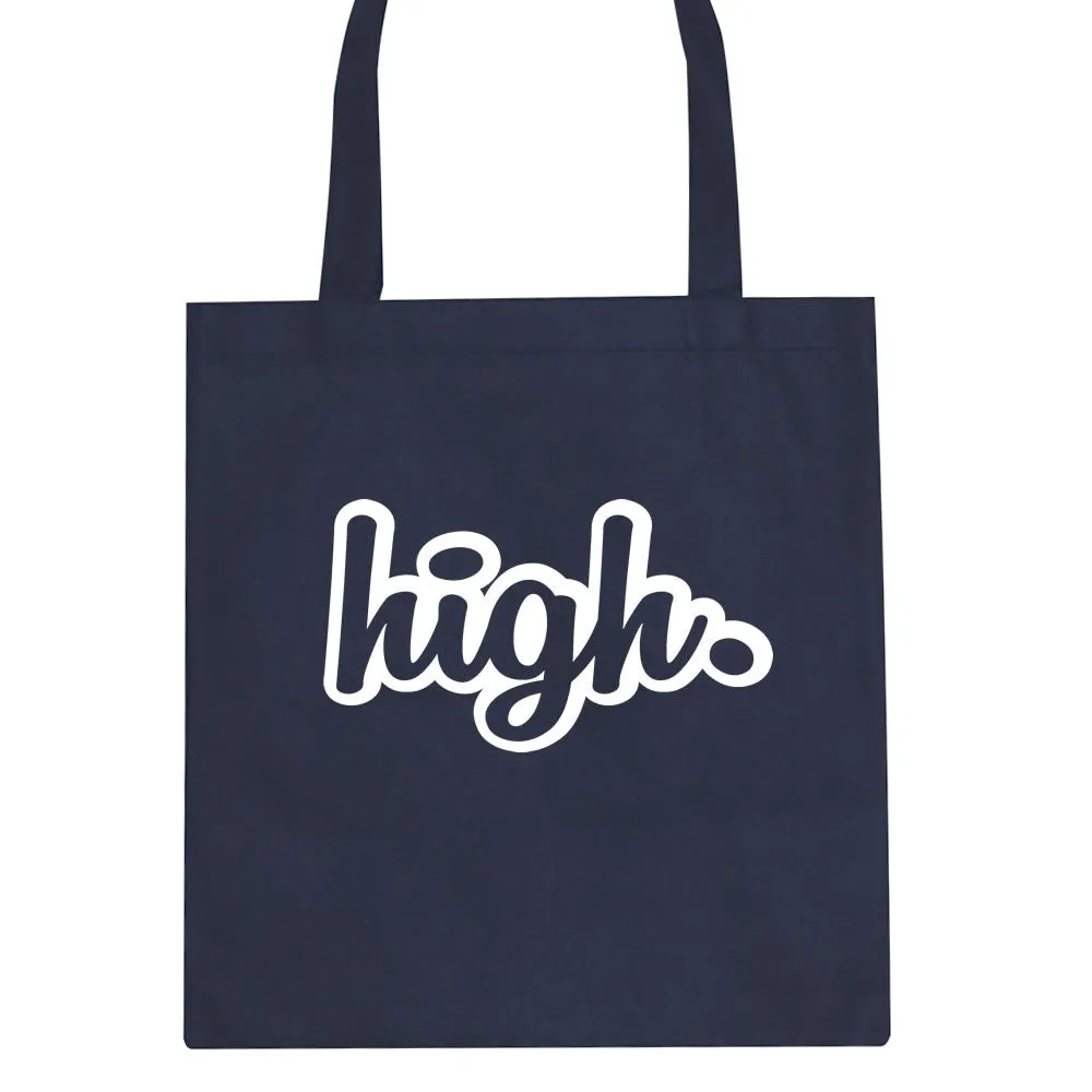 High Outline Weed Tote Bag