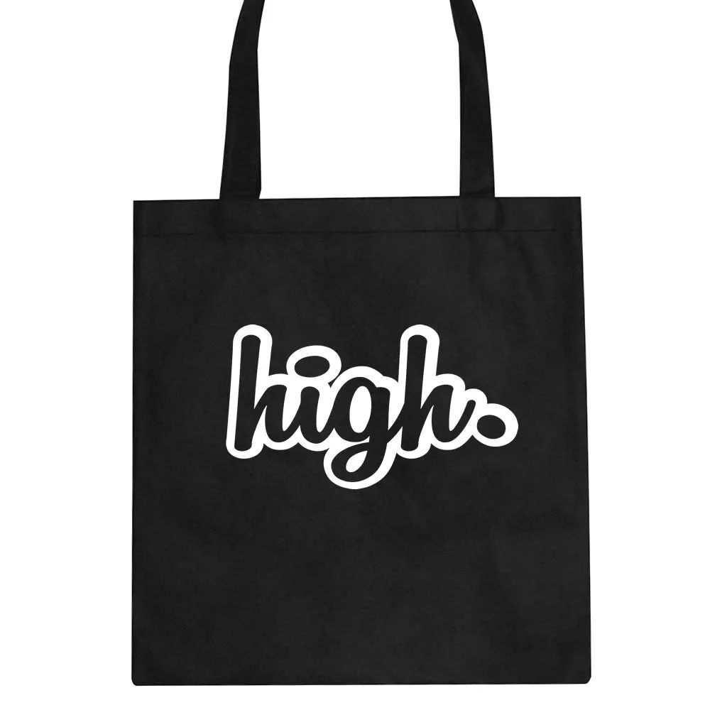 High Outline Weed Tote Bag