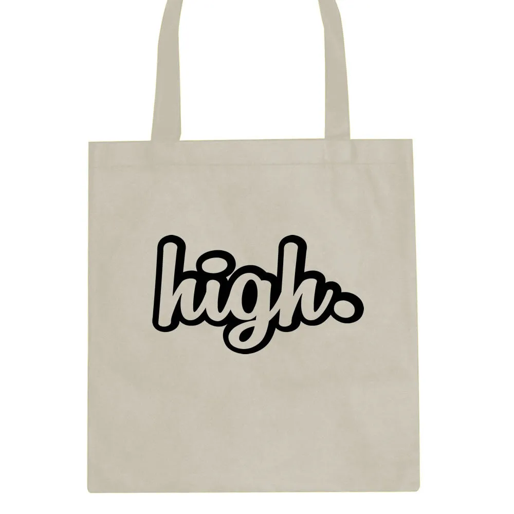 High Outline Weed Tote Bag