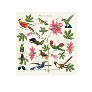 Hummingbirds Vintage Style Napkins - Set of Four