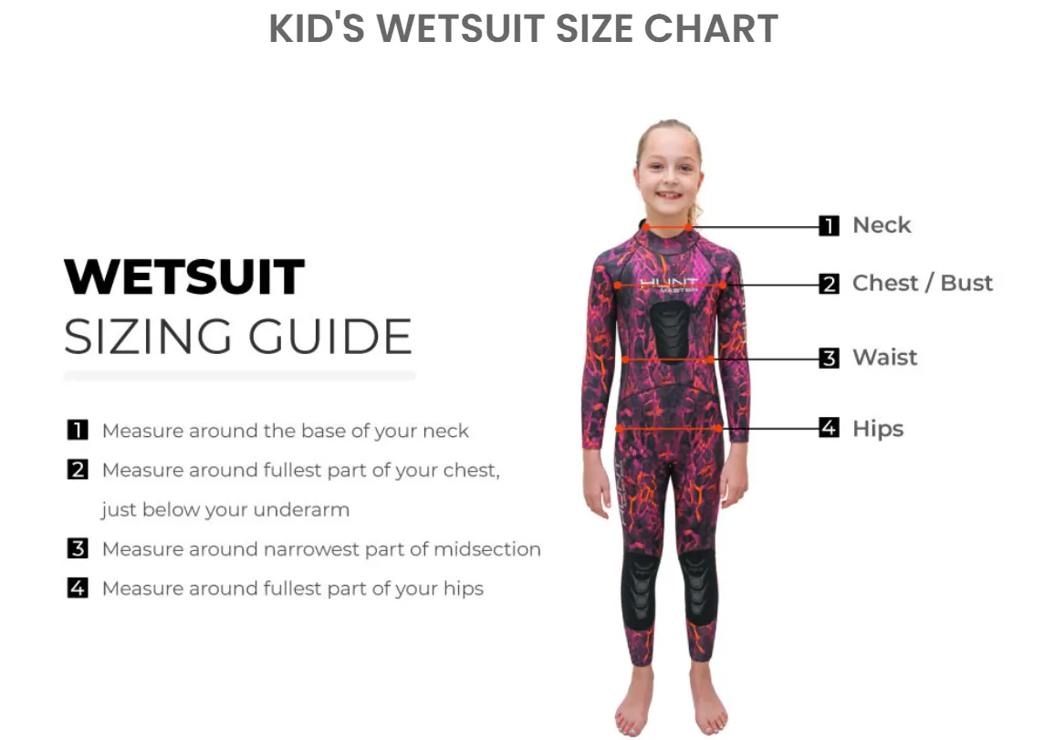 Hunt Master Burnum Camo Children Wetsuit - 2mm