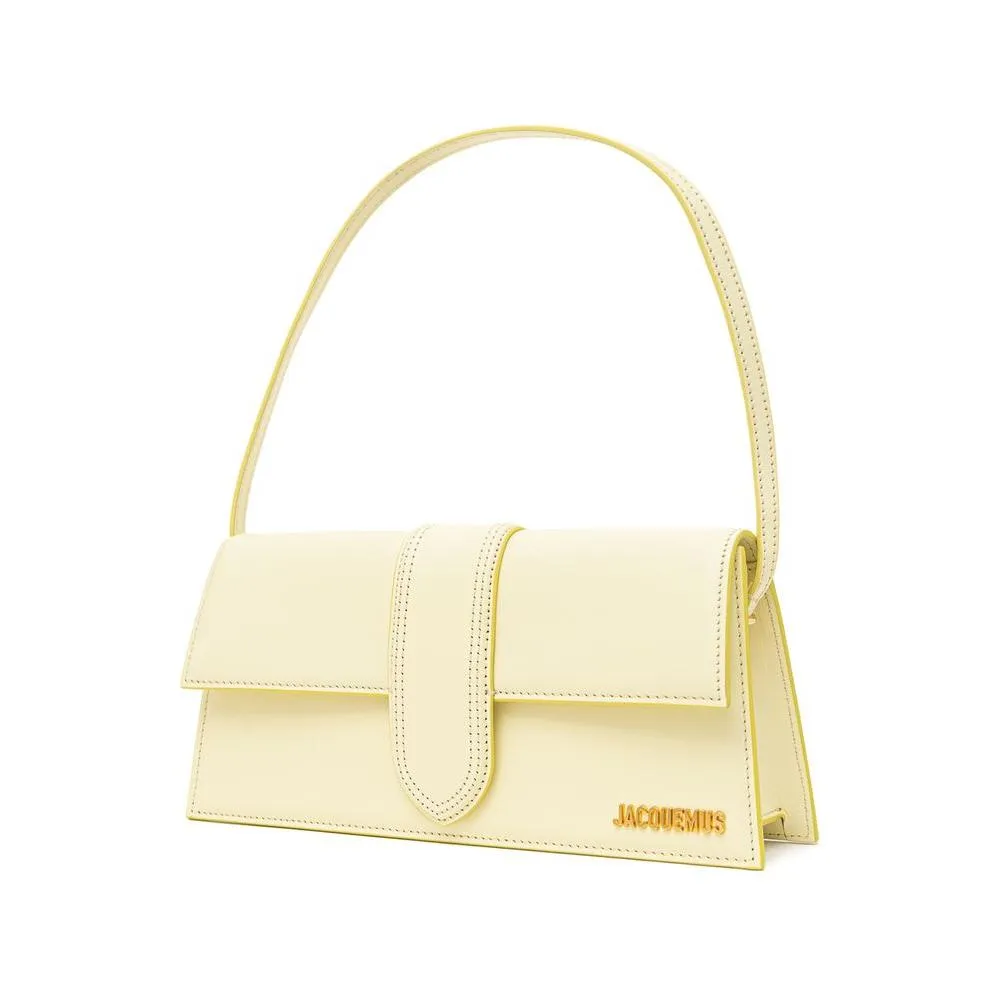 Jacquemus Yellow Leather Shoulder Bag