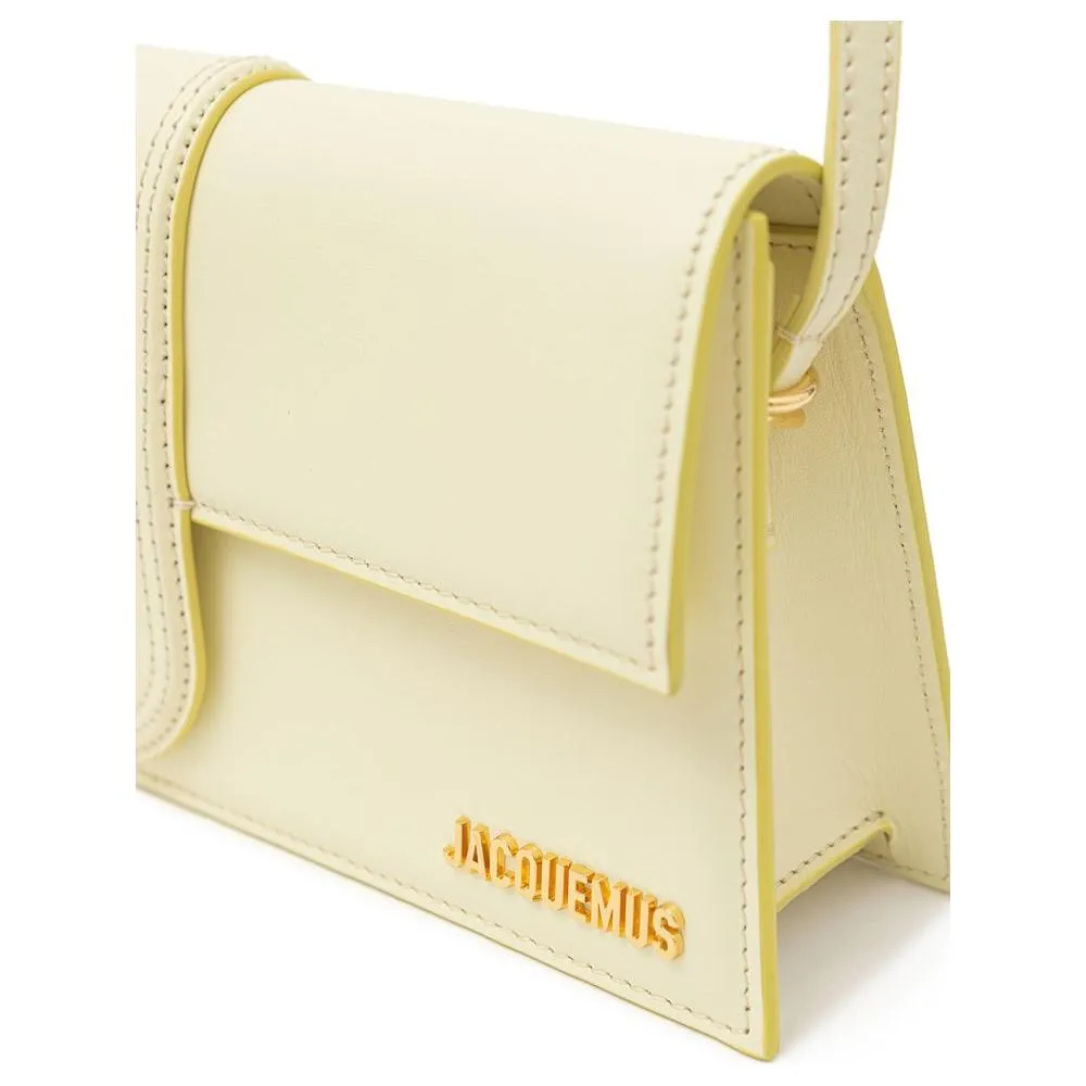 Jacquemus Yellow Leather Shoulder Bag