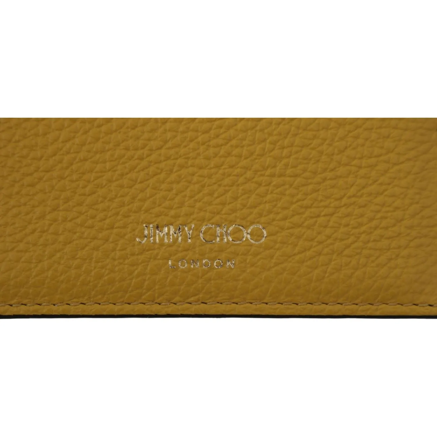 Jimmy Choo Sunshine Yellow Leather Card Holder