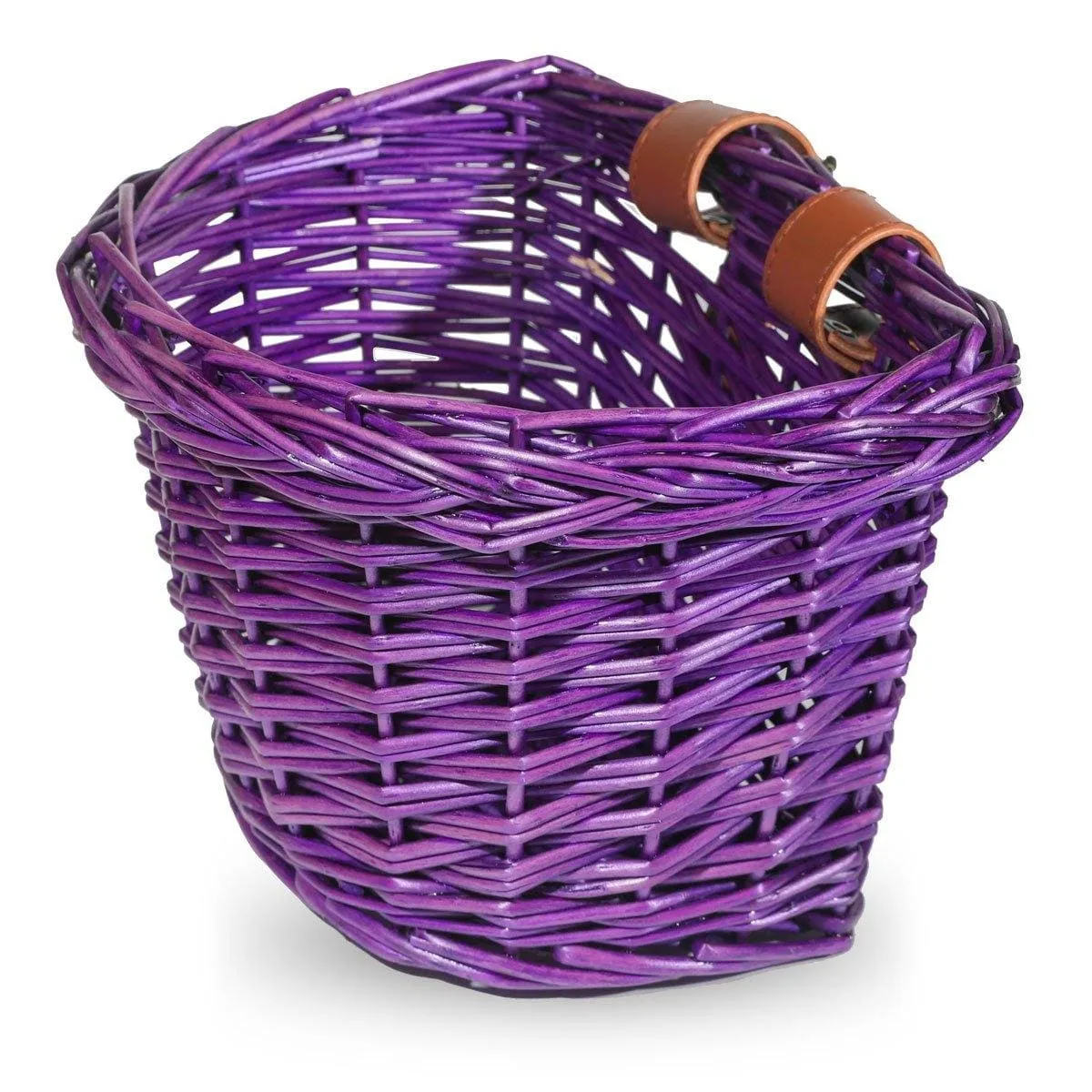 JOYSTAR Kids Bike Basket Wicker Basket for Kids Bike, Cruiser Bike