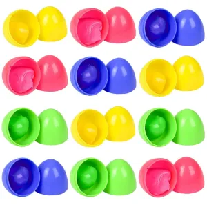 Kicko Bouncing Putty Egg - Pack of 12 Assorted Colors Putty Eggs - Kneading, Molding