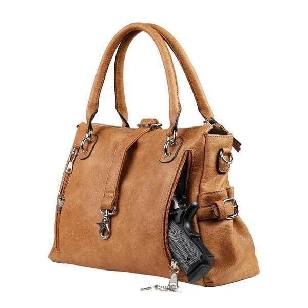 Lady Conceal Jessica Classic Concealed Carry Purse with CrossBody Strap