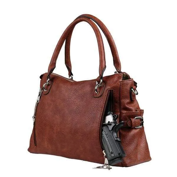 Lady Conceal Jessica Classic Concealed Carry Purse with CrossBody Strap