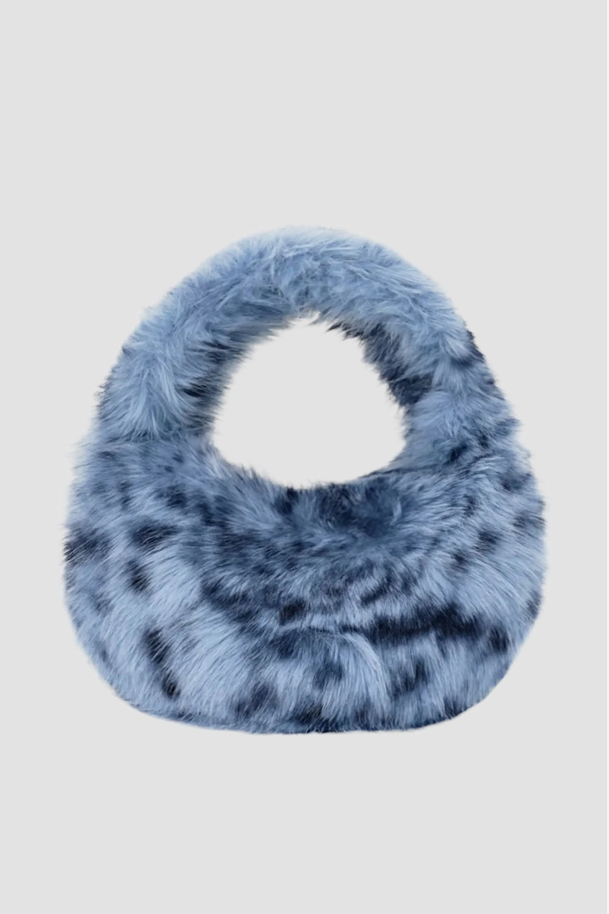 LAMARQUE  Alix Leo Mini Faux Fur Hobo Bag