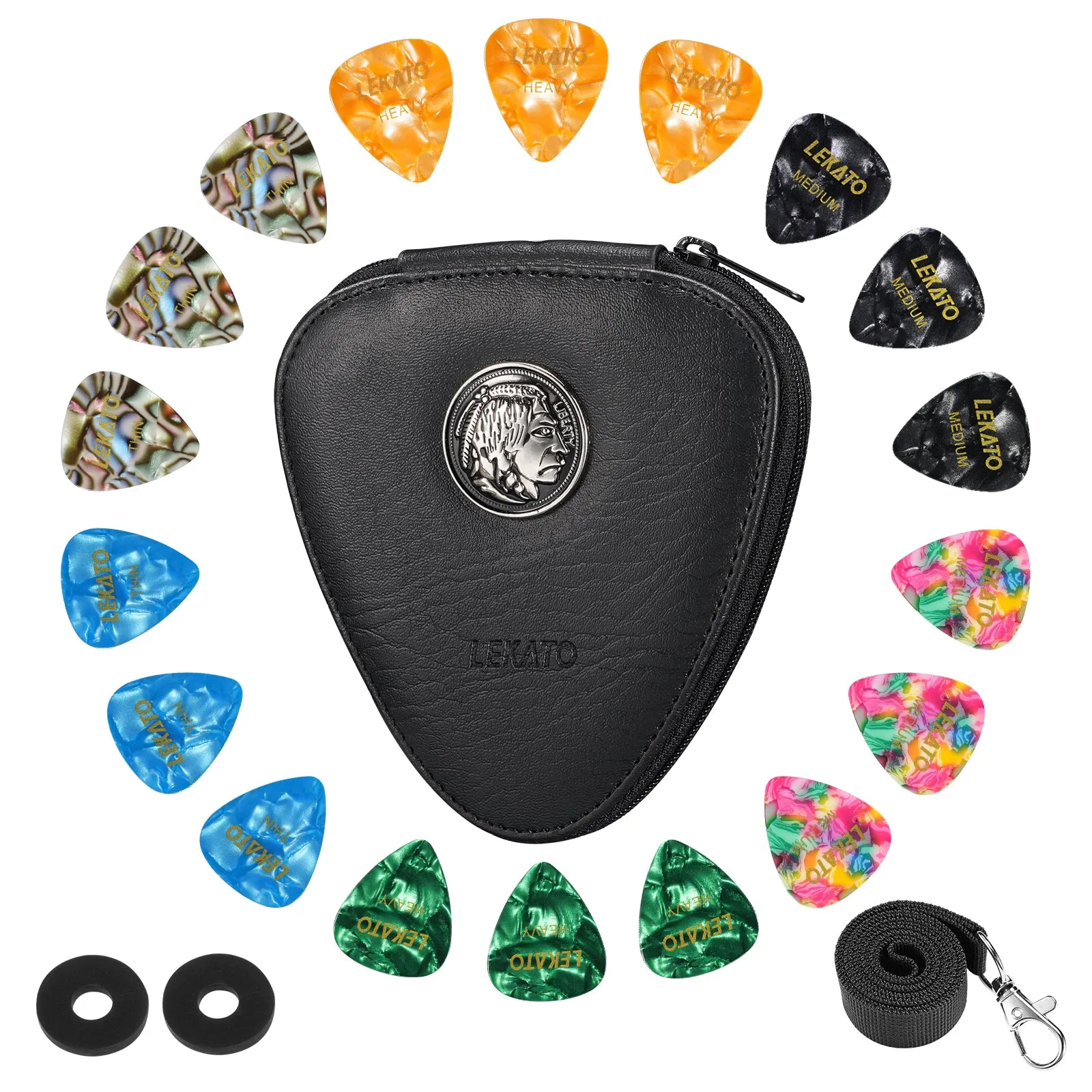 LEKATO TBC-22 Picks Bag Set