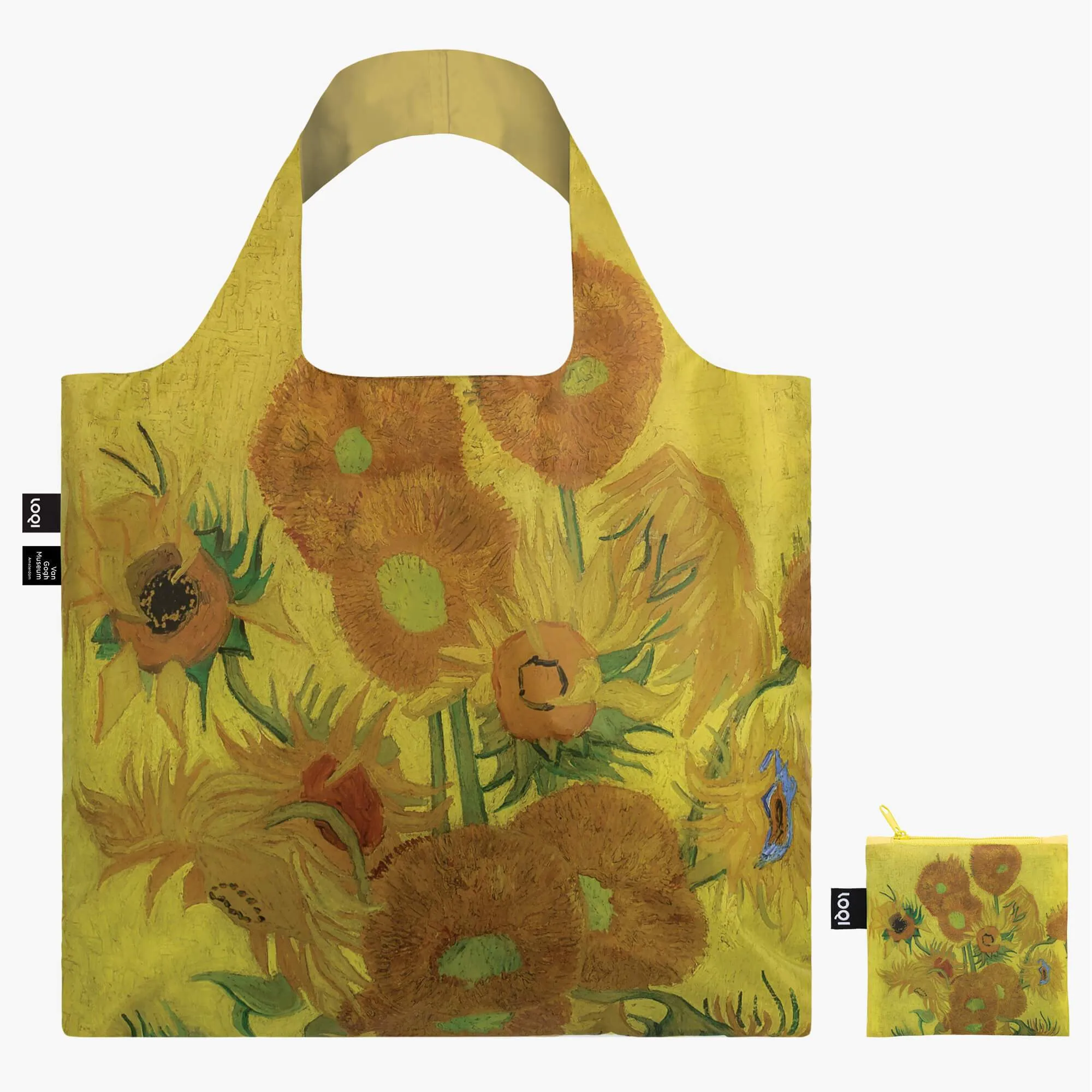 Loqi Tote Bag with Zip Pouch - Vincent van Gogh - Sunflowers