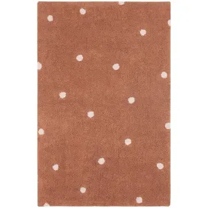 Lorena Canals Washable Rug Mini Dot Chestnut