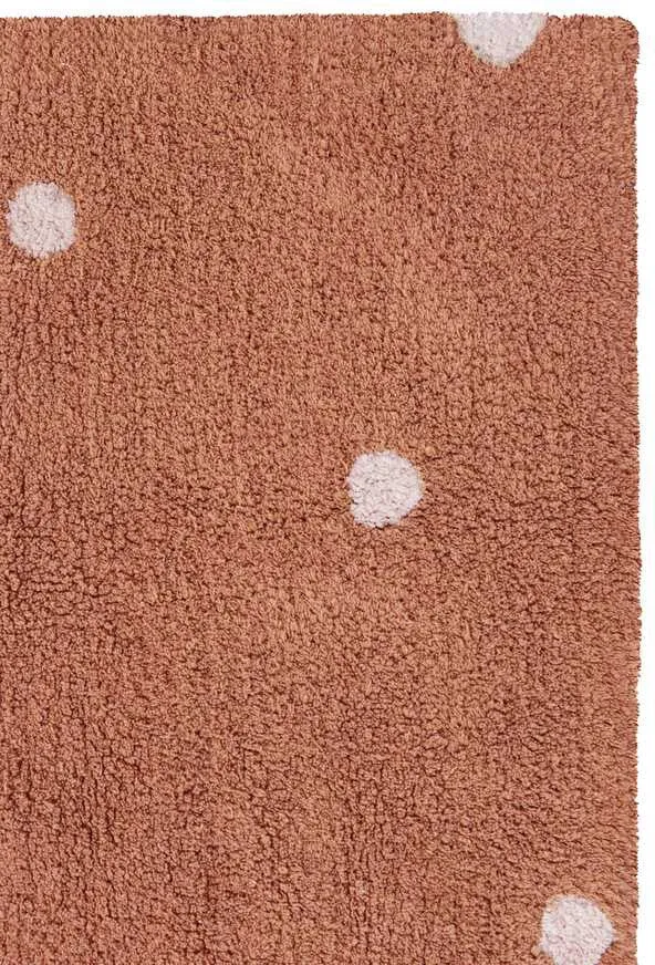 Lorena Canals Washable Rug Mini Dot Chestnut