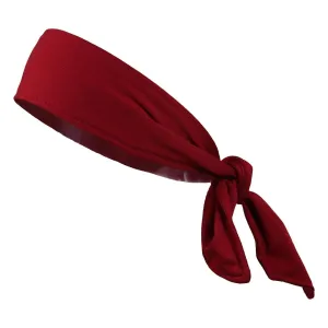 Maroon Tie Headband