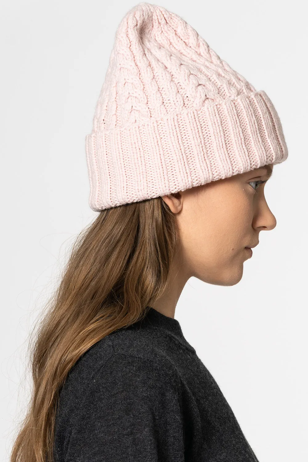 Merino Cabled Hat